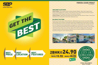 Get best price, location and features at SBP City Of Dreams in Mohali